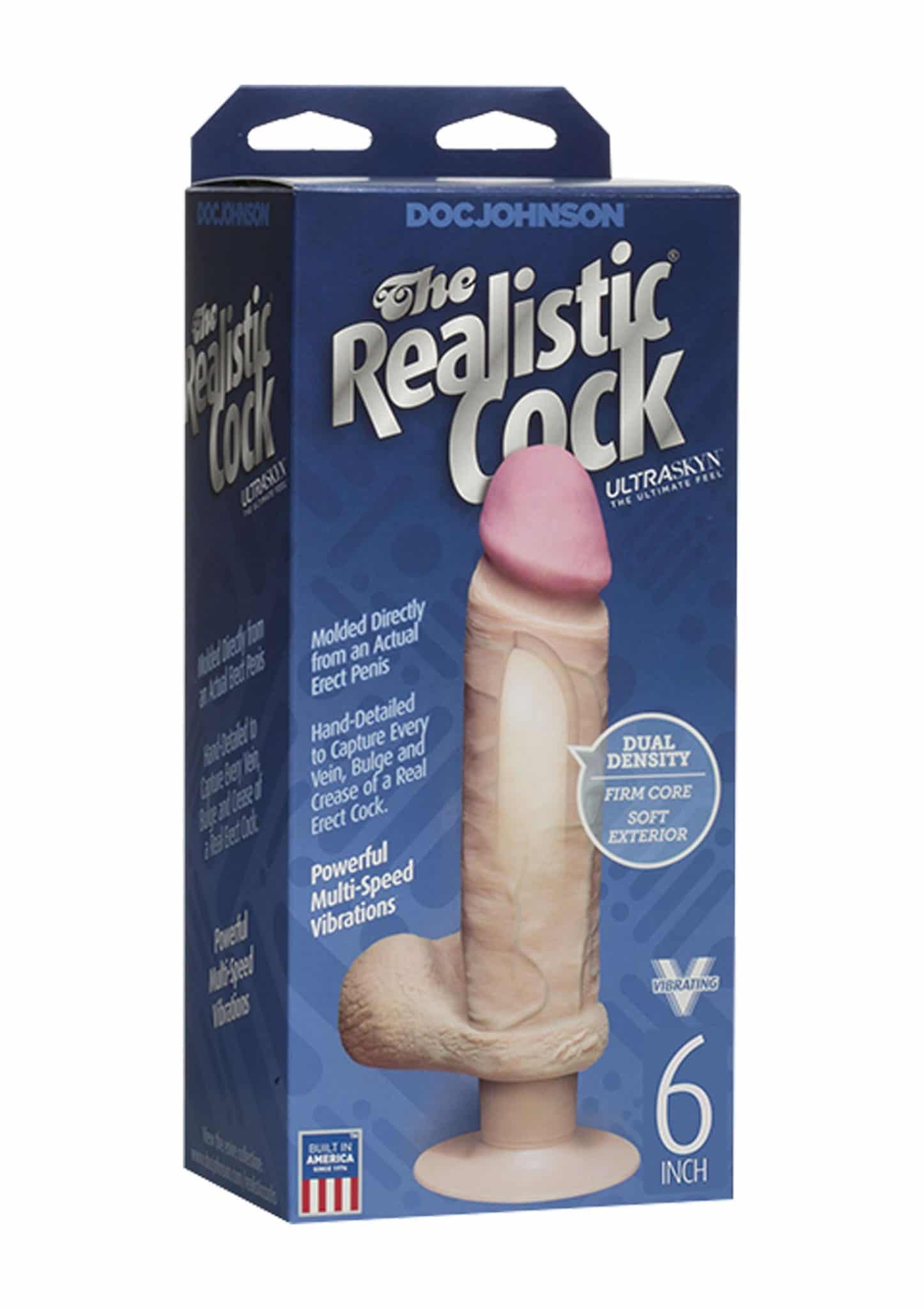 15 CM Realistic Cock Vibro packaging