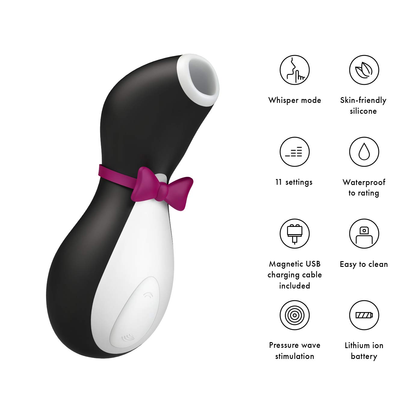 Satisfyer Pro Penguin Clitoral Massager features