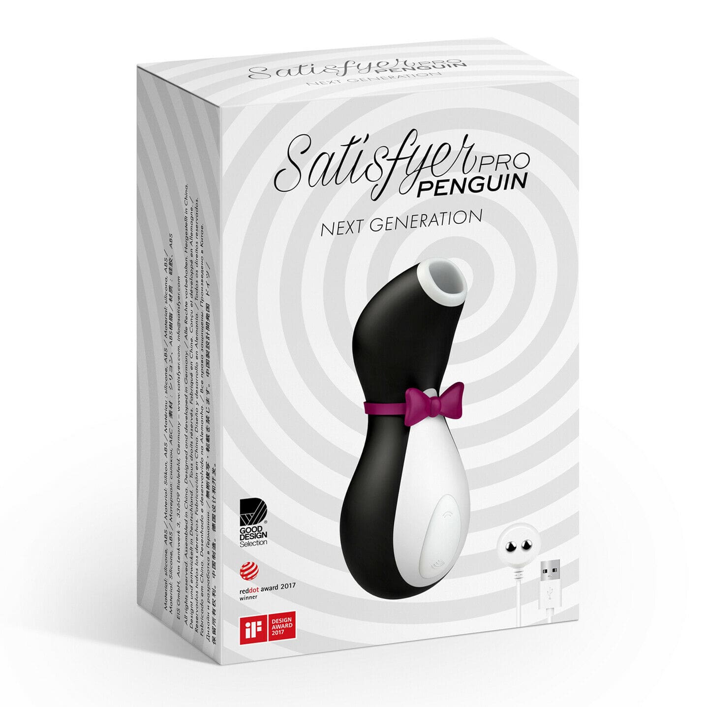 Satisfyer Pro Penguin Clitoral Massager package
