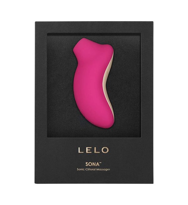 Lelo Sona Cruise Sonic Clitoral Massager Cerise package