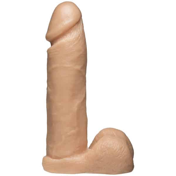 VacULock 8 Inch Realistic Cock With Ultra Harness-4