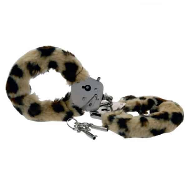 Leopard furry cuffs