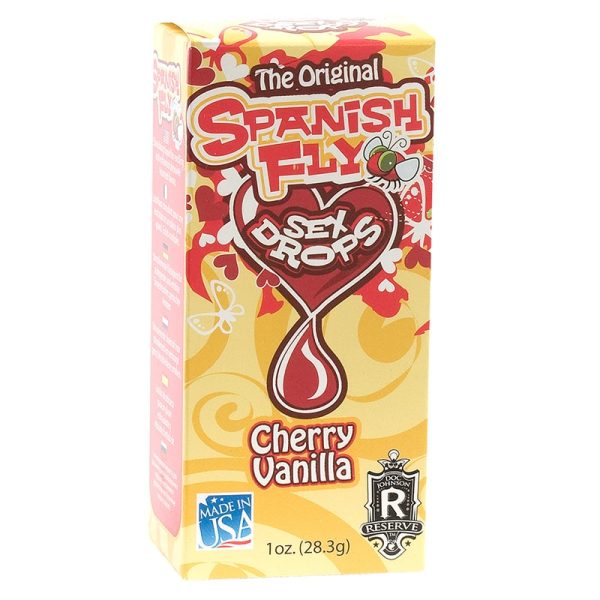 The Original Spanish Fly Sex Drops Cherry Vanilla Aphrodisiac package