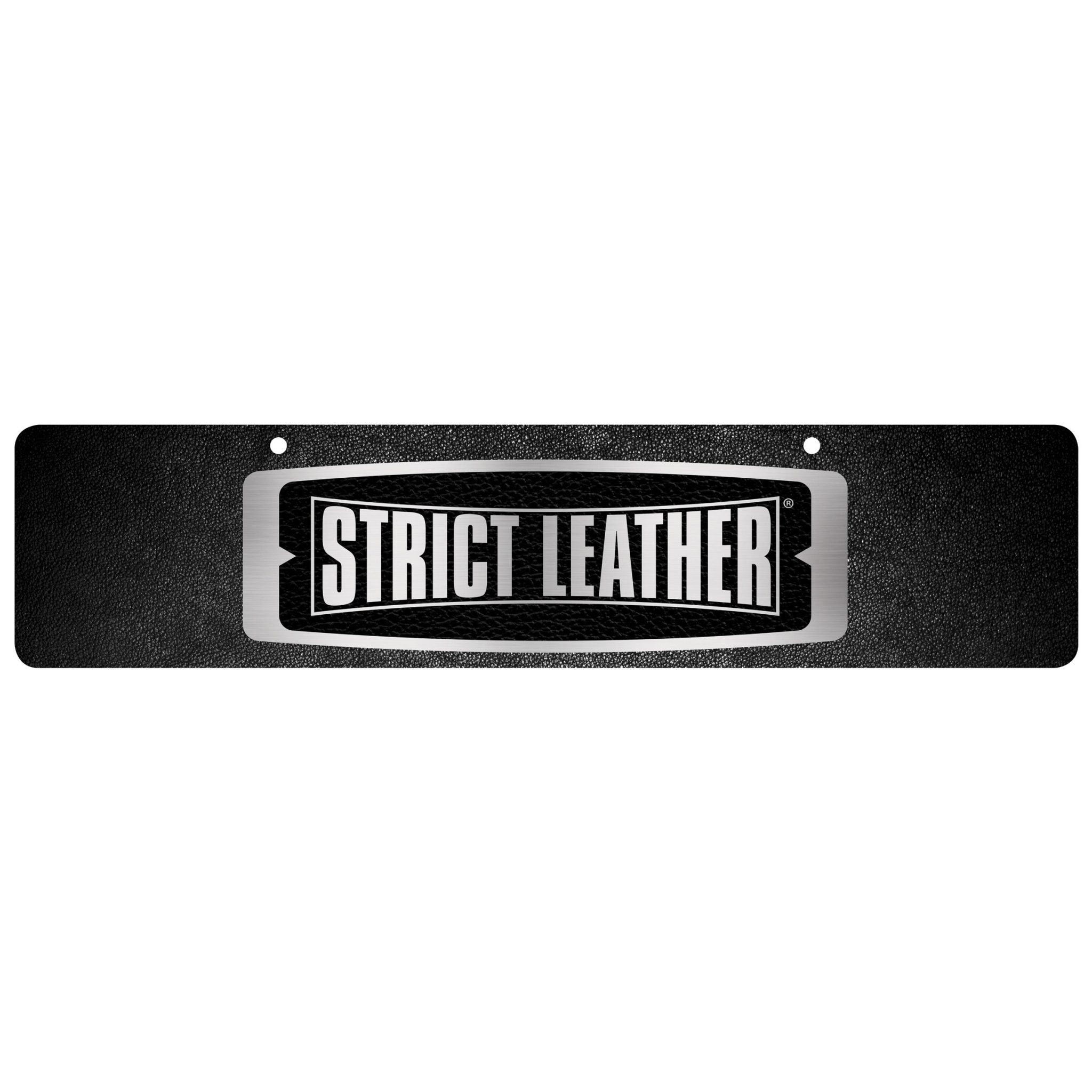Strict Leather Display Sign
