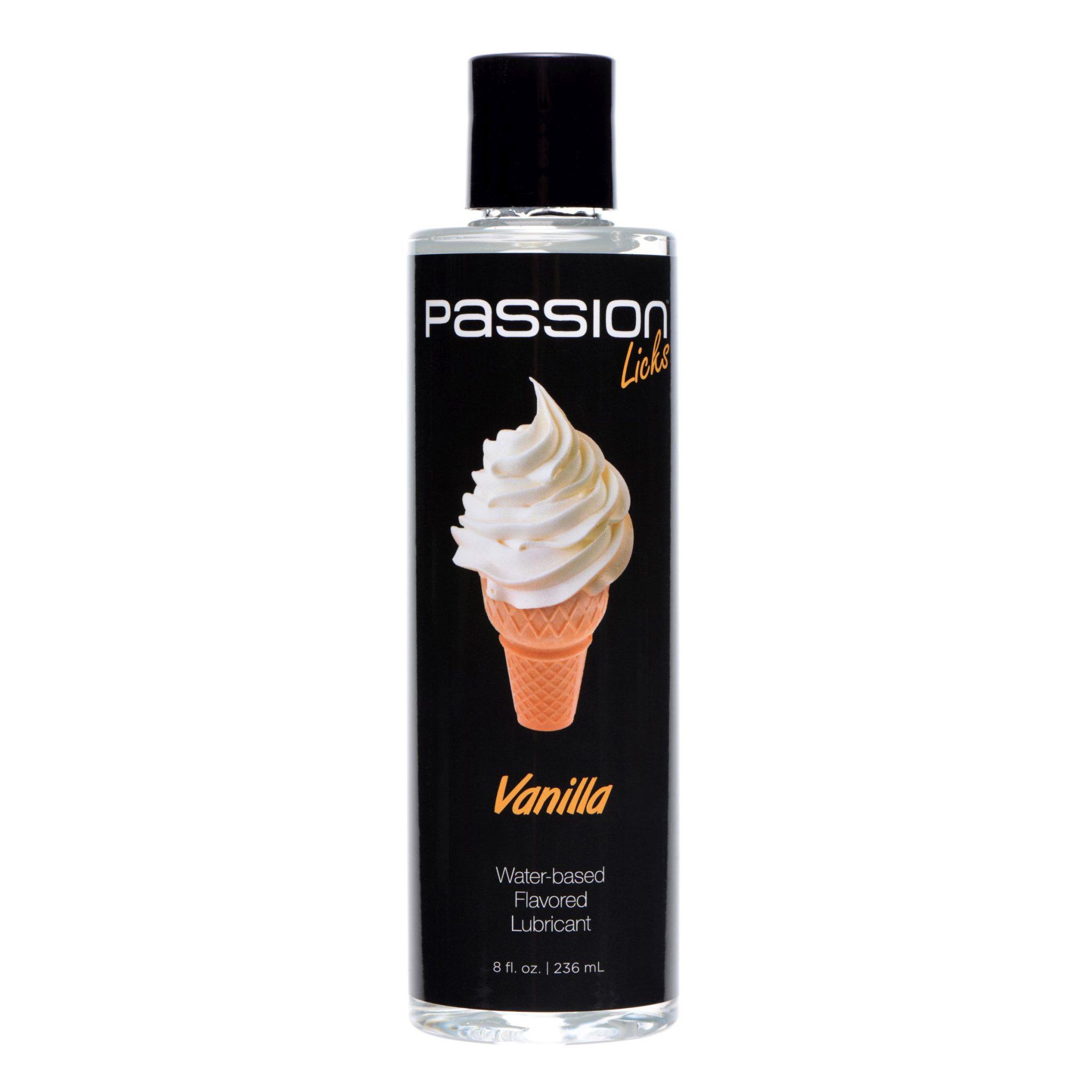 Passion Licks Vanilla Water Based Flavored Lubricant – 8 oz