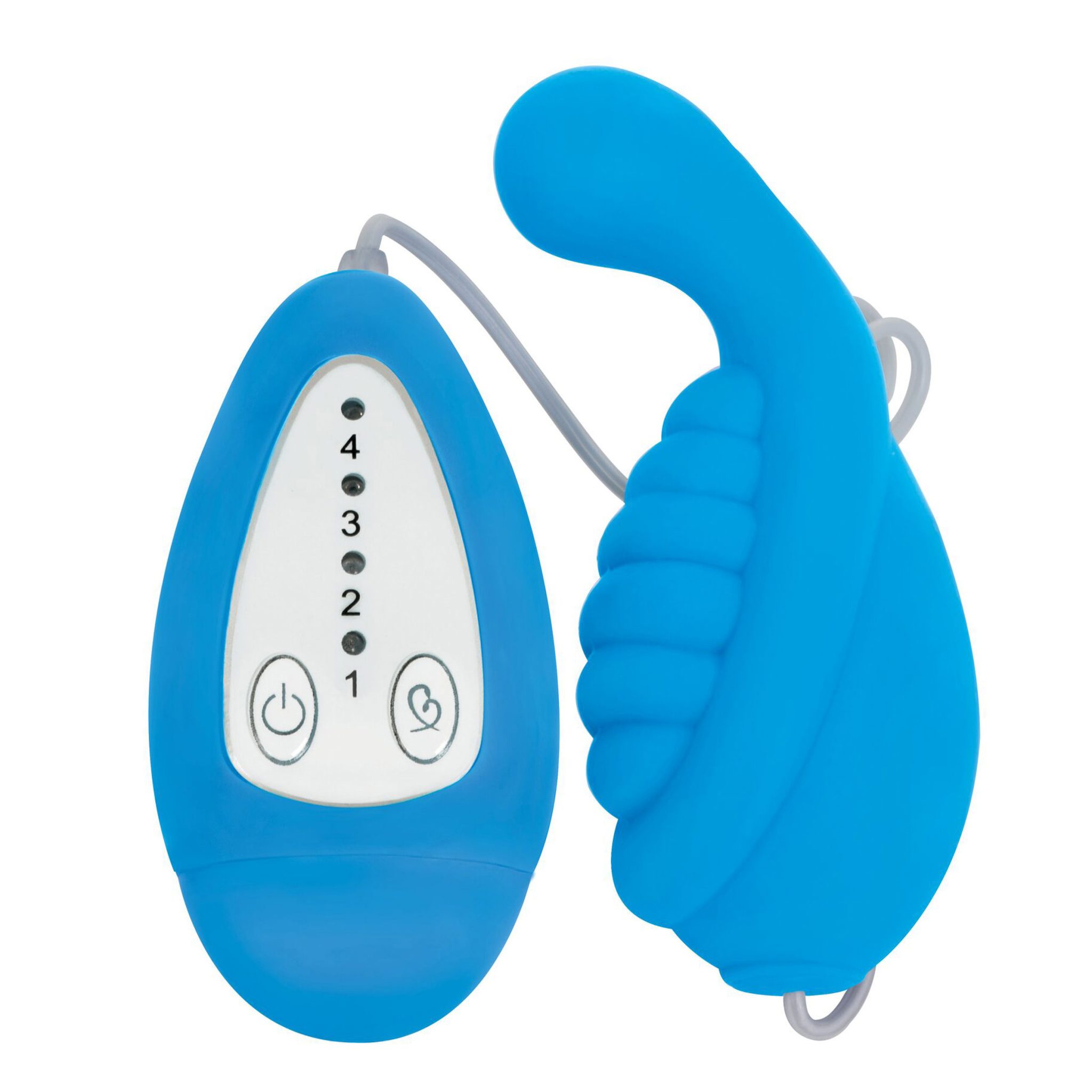 Whirl 4x Silicone Remote Vibe – Blue