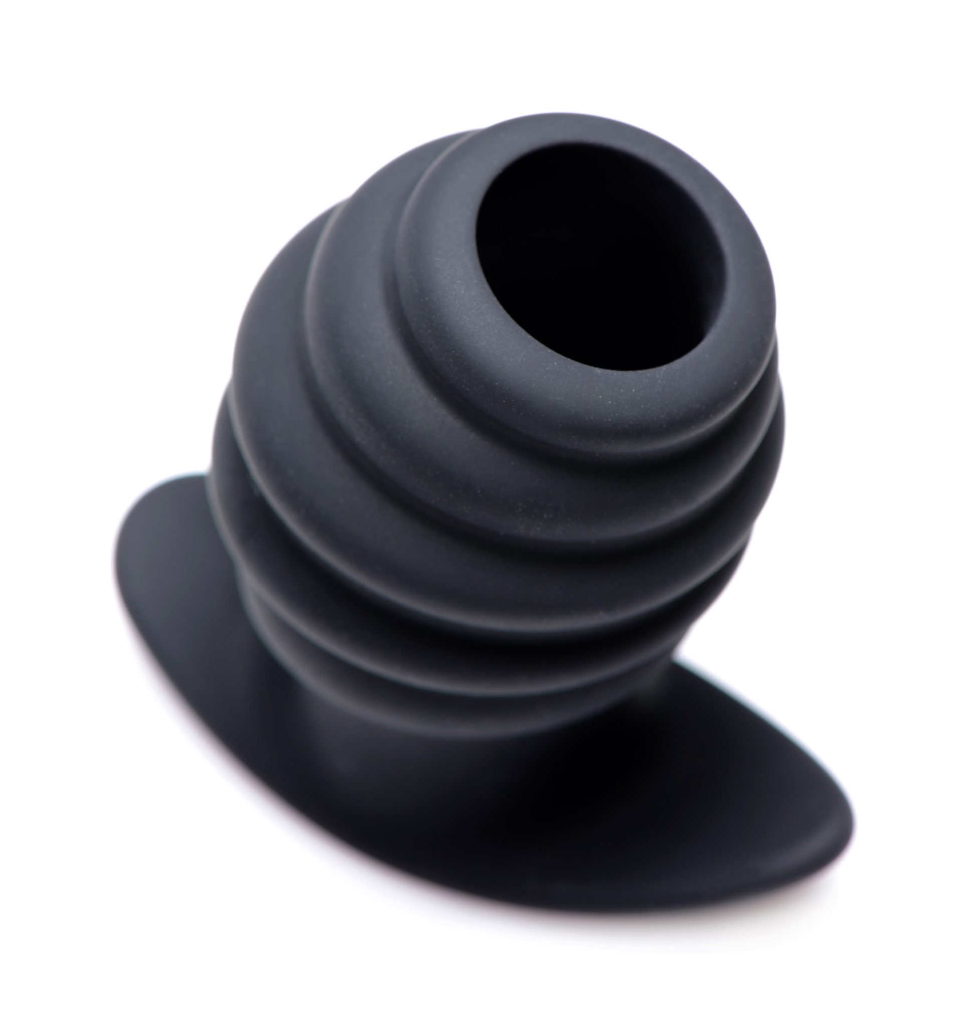 Hive Ass Tunnel Silicone Ribbed Hollow Anal Plug – Medium