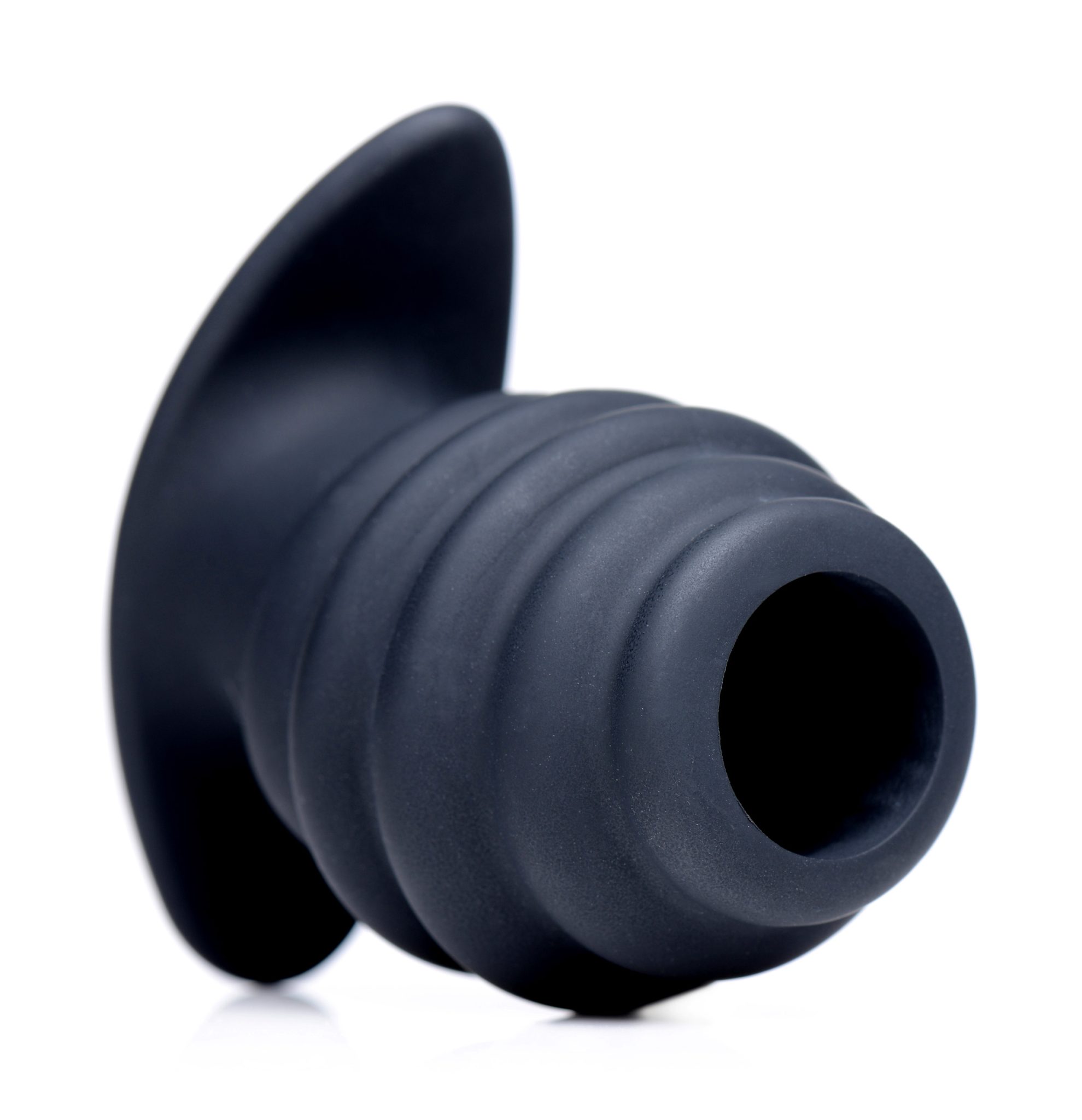 Hive Ass Tunnel Silicone Ribbed Hollow Anal Plug – Small