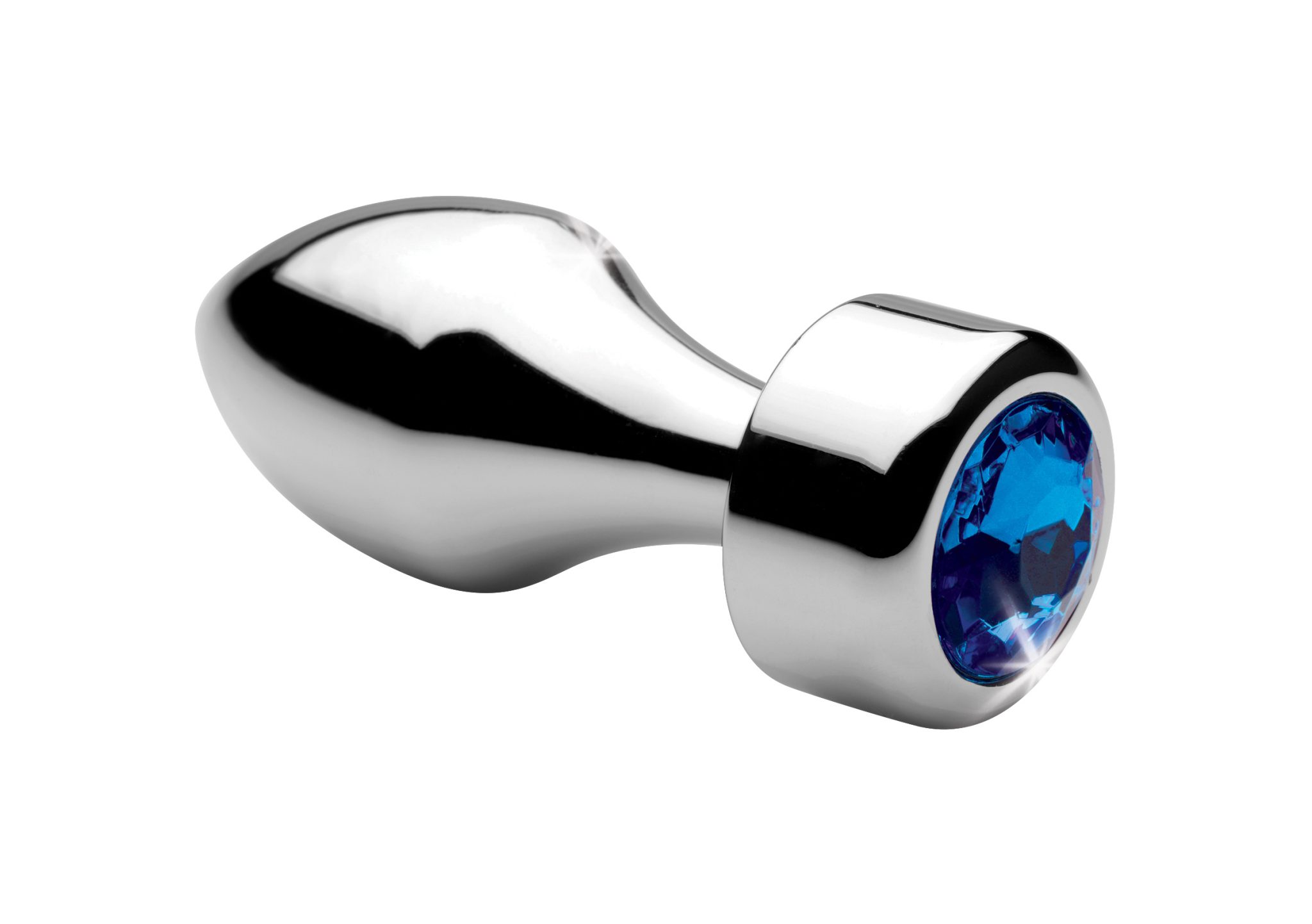 Blue Gem Weighted Anal Plug – Small