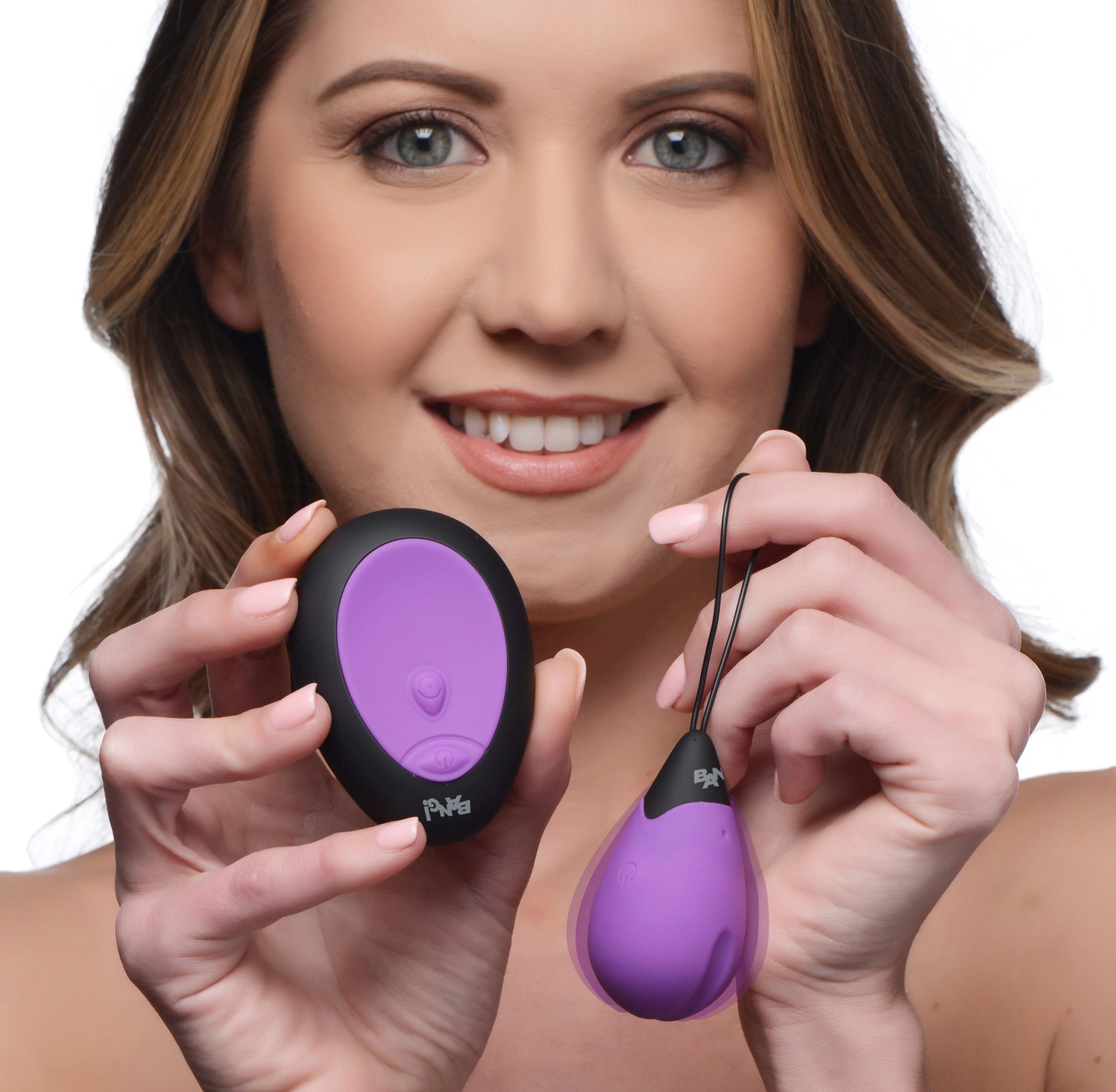 10X Silicone Vibrating Egg – Purple