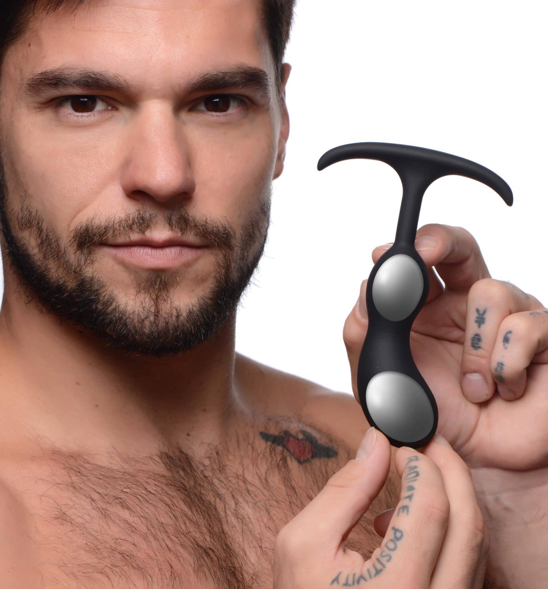 Premium Silicone Weighted Prostate Plug - Small-2