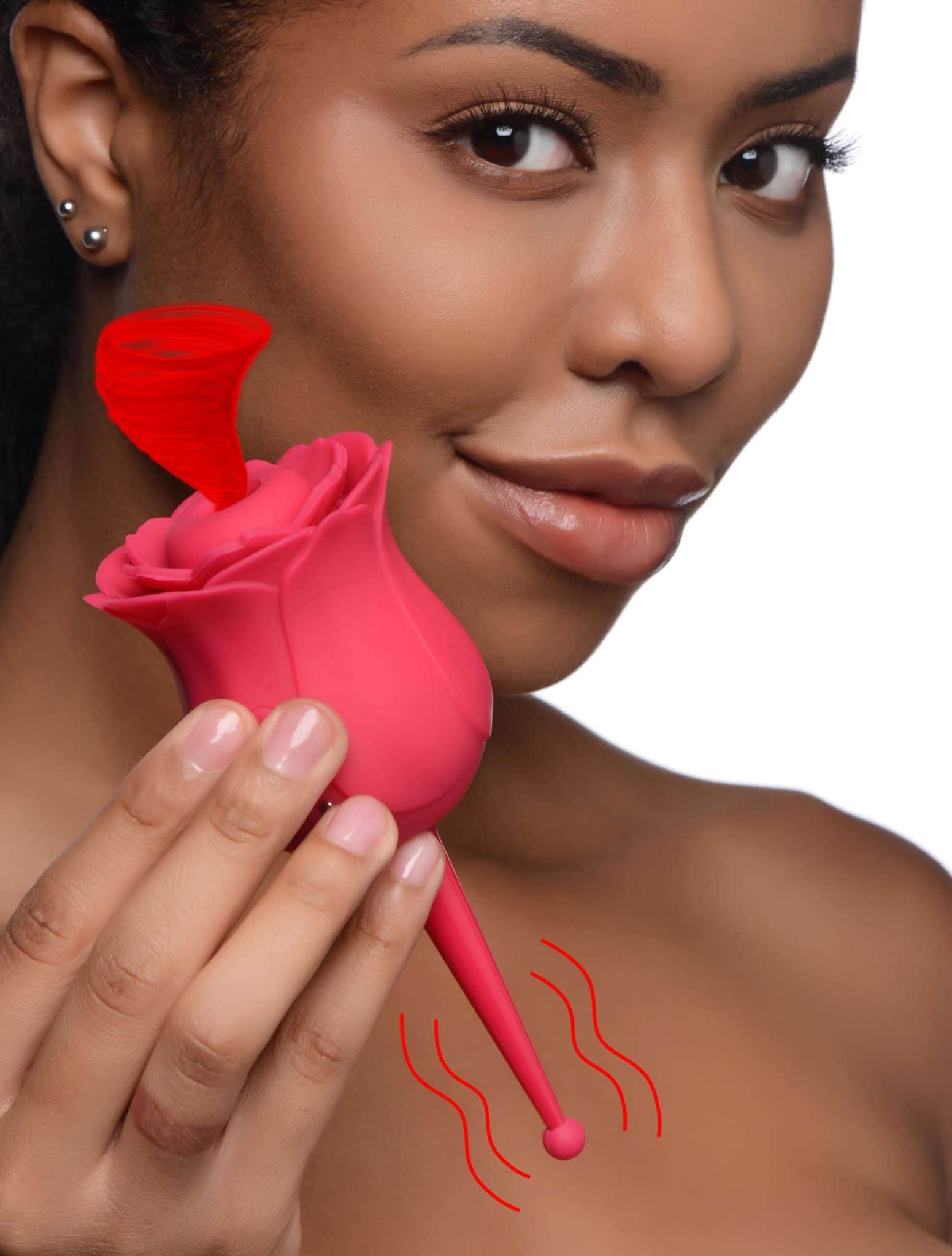 Bloomgasm Rose Buzz 7X Silicone Clit Stimulator and Vibrator-4
