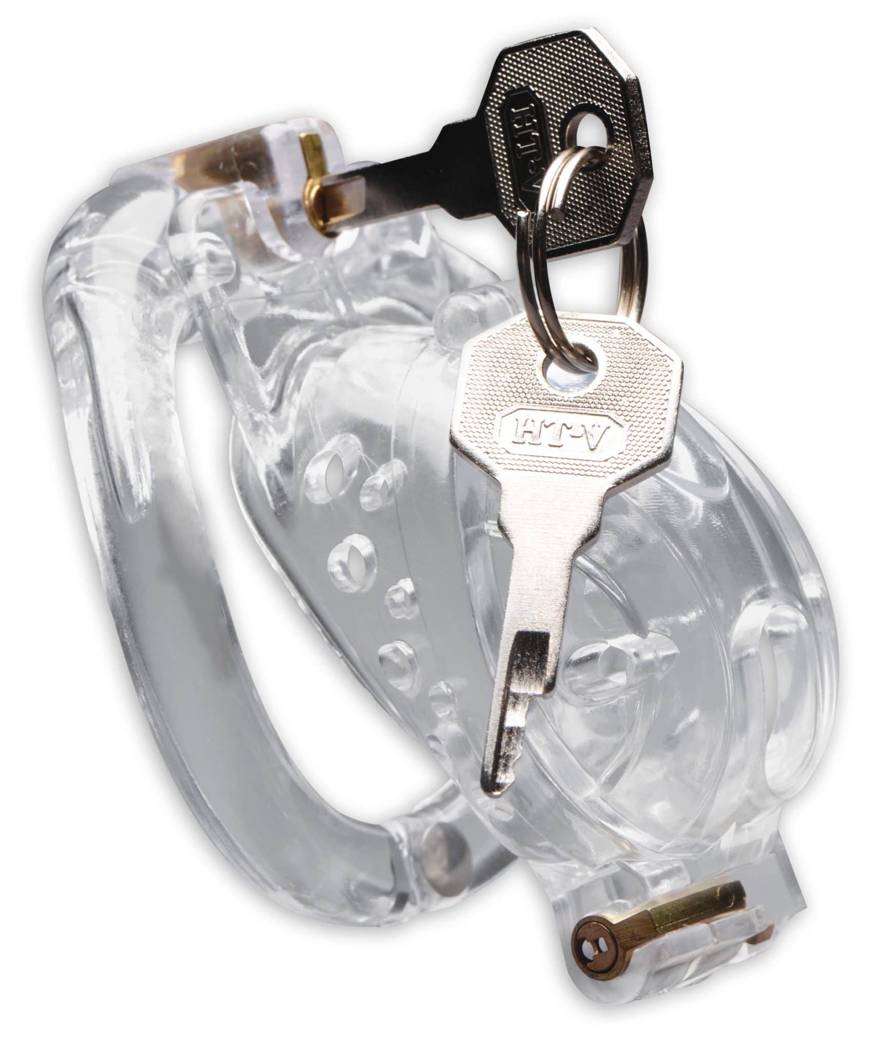 Lockdown Customizable Chastity Cage – Clear