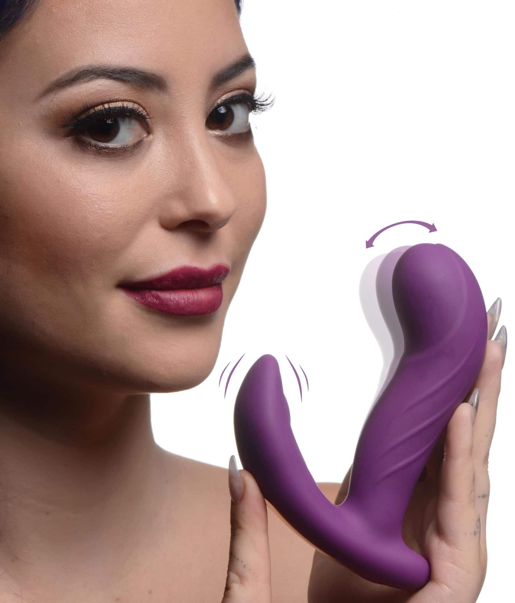G-Rocker 10X Come Hither Silicone Vibrator with Remote Control-5