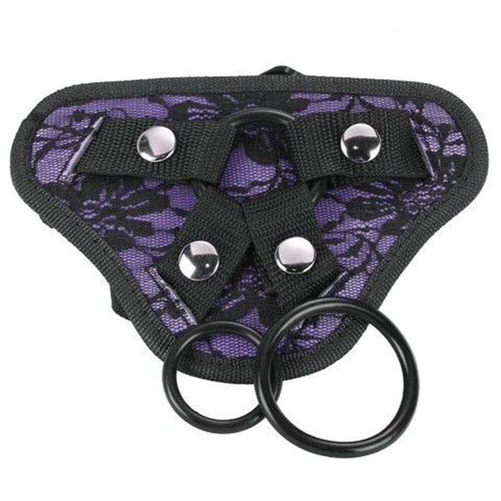 Me You Us Lace Harness With Bullet Pocket-10