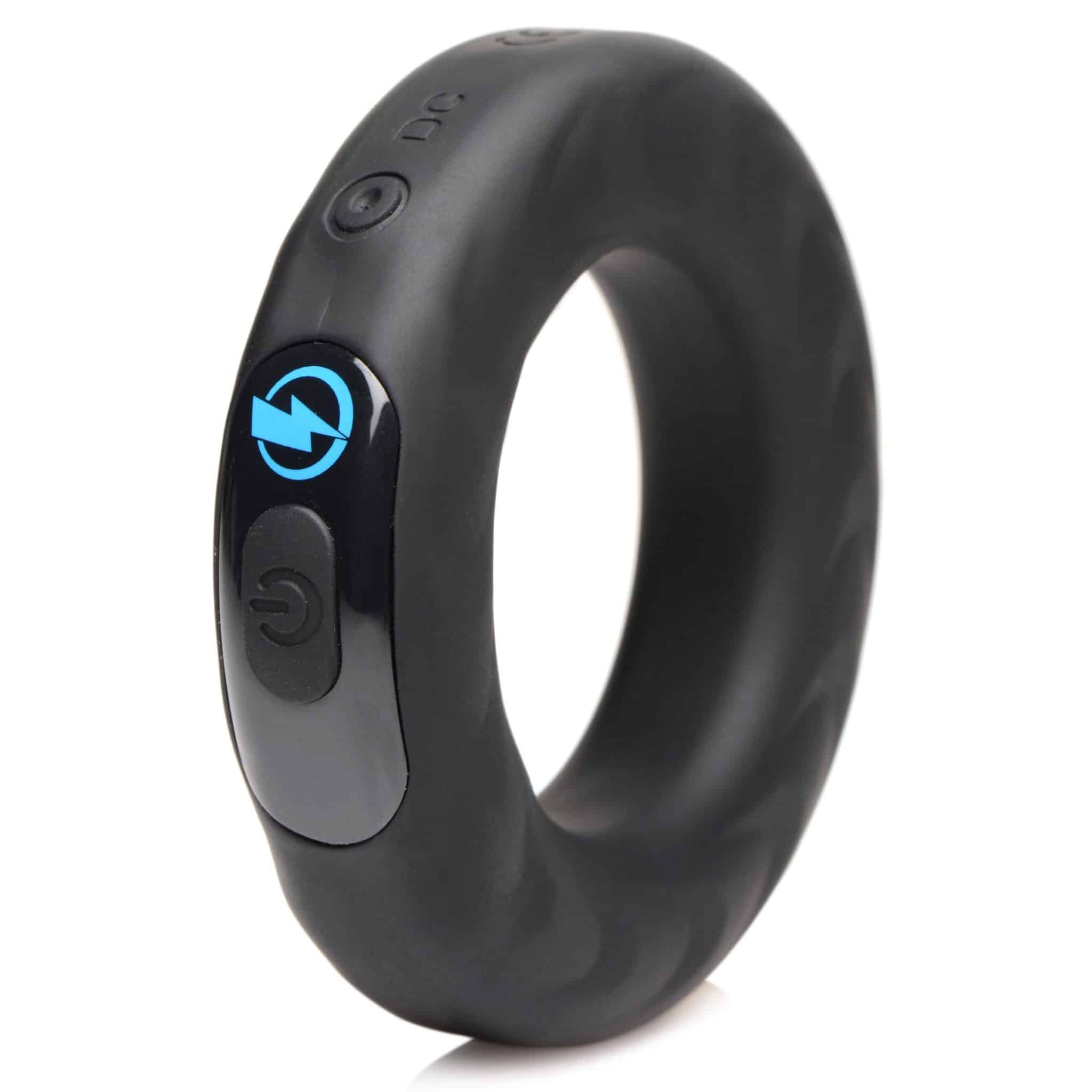 E-Stim Pro Silicone Vibrating Cock Ring – 1.75 Inch