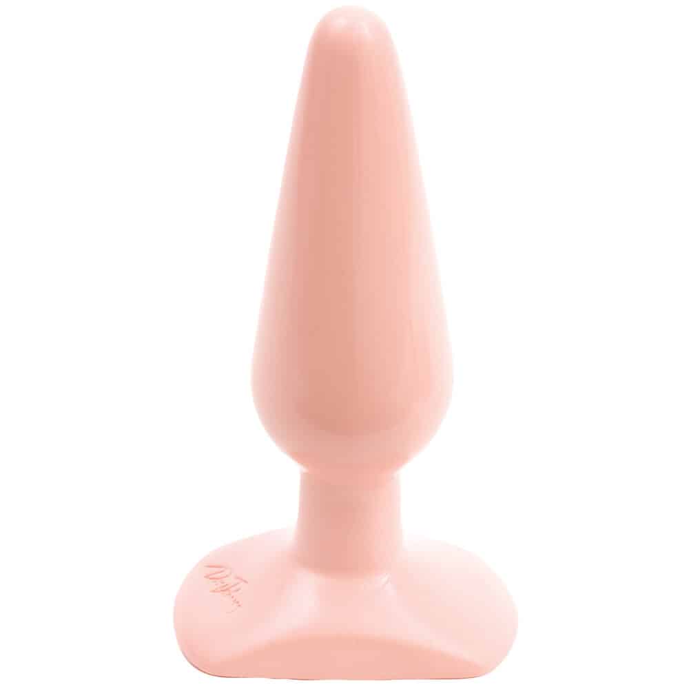 Classic Smooth Butt Plug Medium Flesh Pink-5