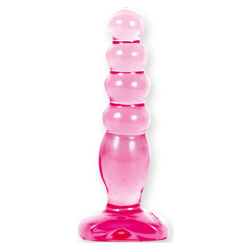 Crystal Jellies Anal Delight Butt Plug Pink-9