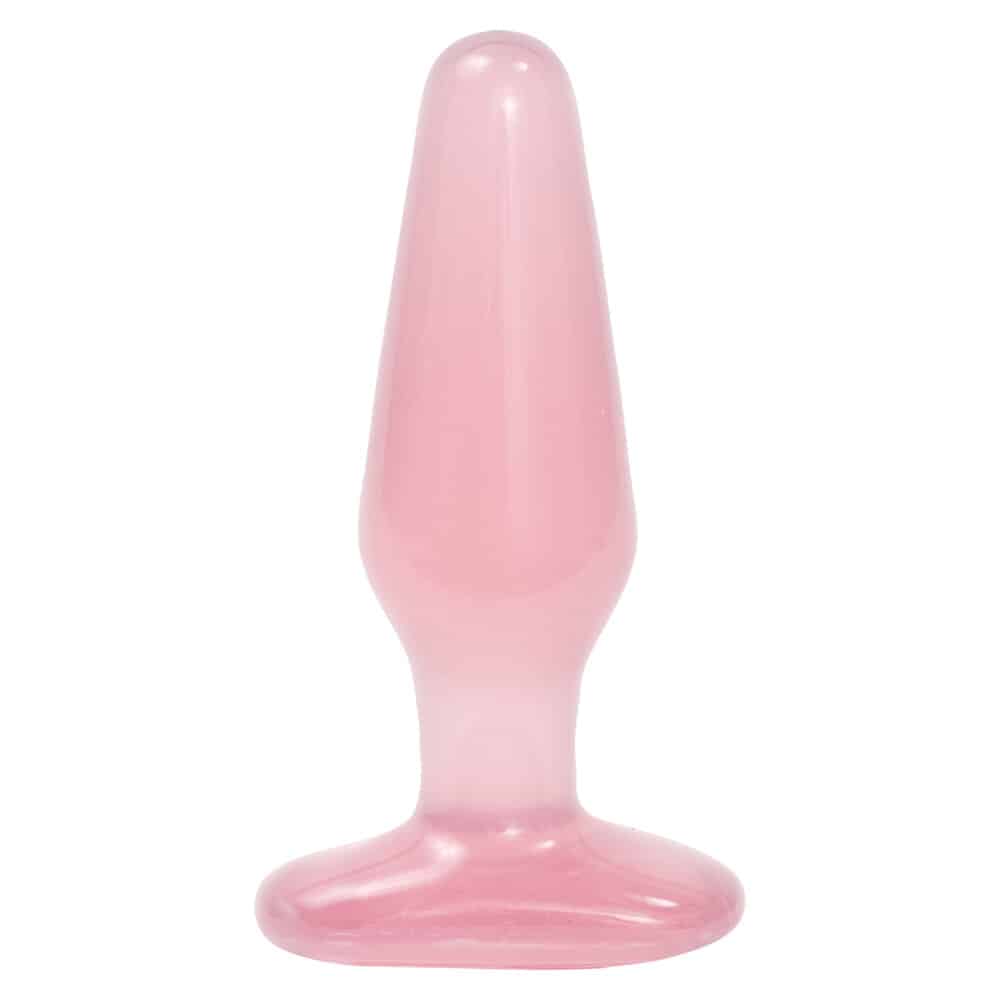 Crystal Jellies Medium Butt Plug Pink-8