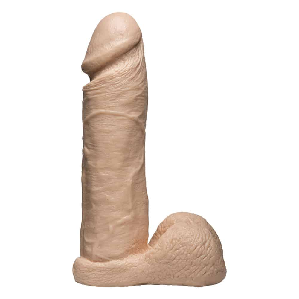 VacULock 8 Inch Realistic Cock Attachment Flesh Pink-1