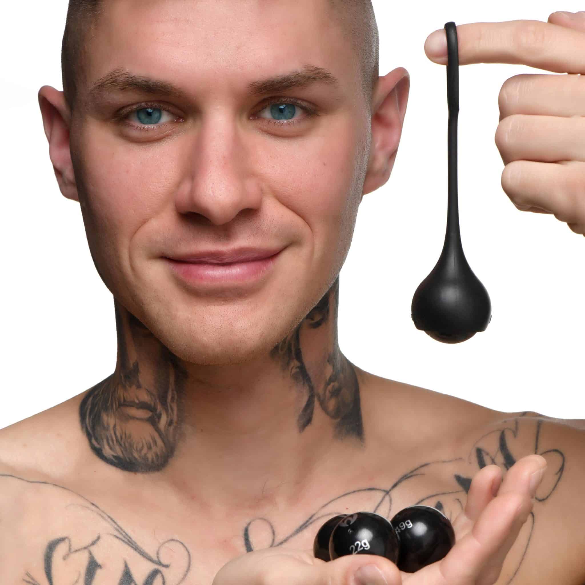 Cock Dangler Silicone Penis Strap with Weights