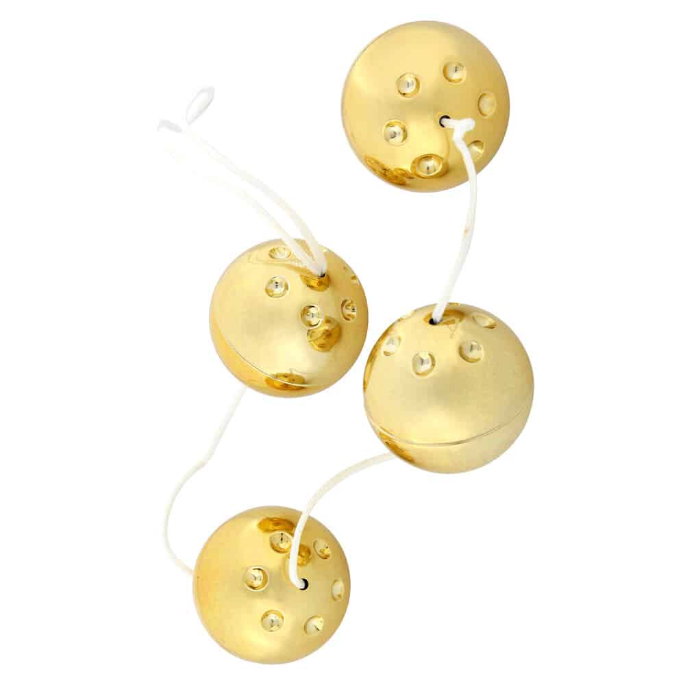4 Gold Vibro Balls-1
