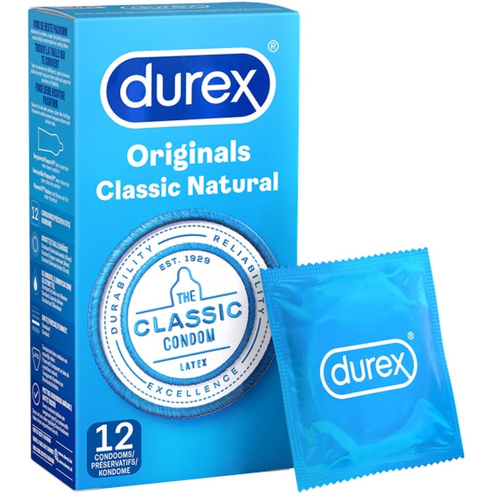 Durex Classic Natural Condoms 12 Pack-8