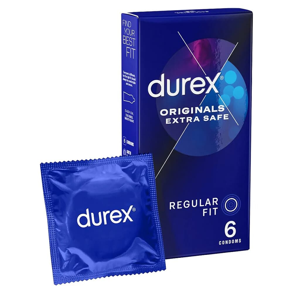 Durex Extra Safe Regular Fit Condoms 6 Pack-5