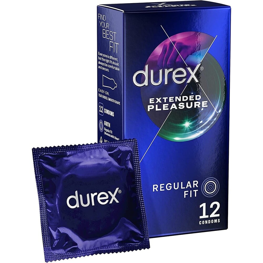 Durex Extended Pleasure Regular Fit Condoms 12 Pack-10
