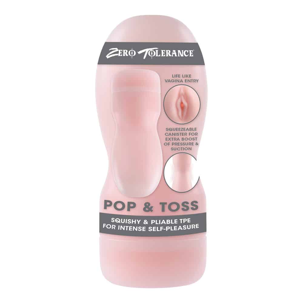 Zero Tolerance Pop And Toss Stroker Flesh Pink-10