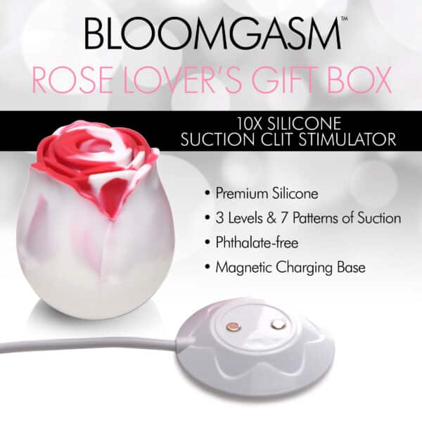 The Rose Lovers Gift Box 10x Clit Suction Rose - Swirl-3