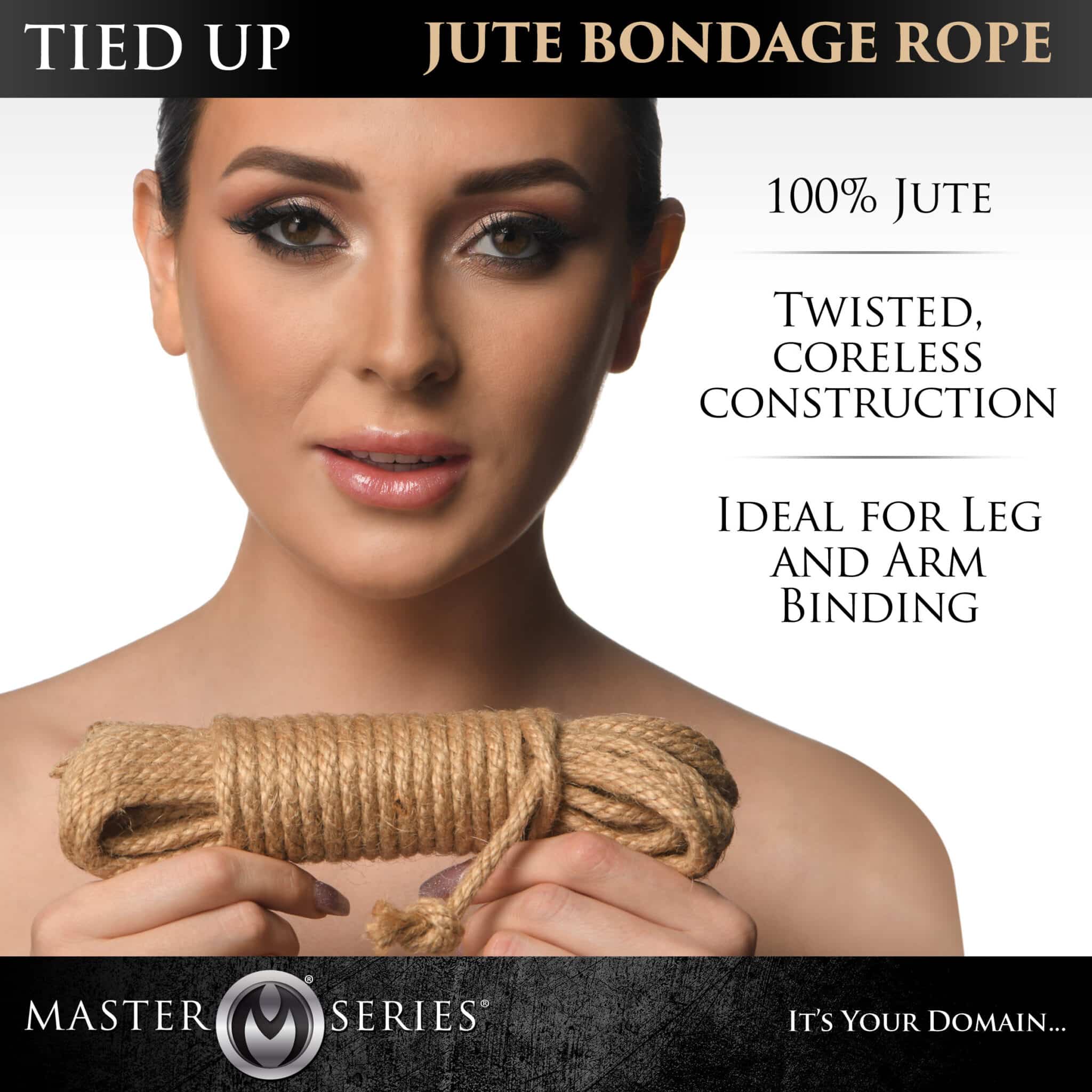 Tied Up Jute Bondage Rope – 25 Feet