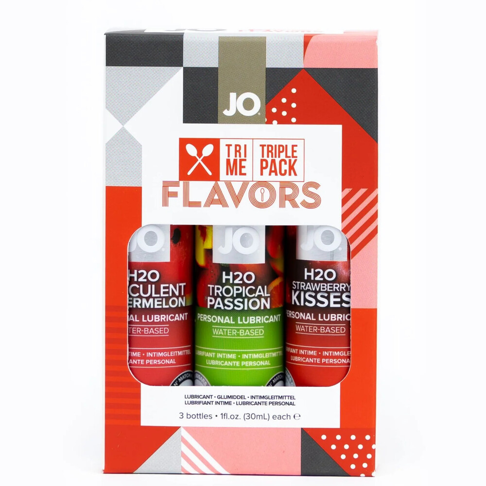 System JO Tri Me Triple Pack Various Flavours Gift Set 30ml