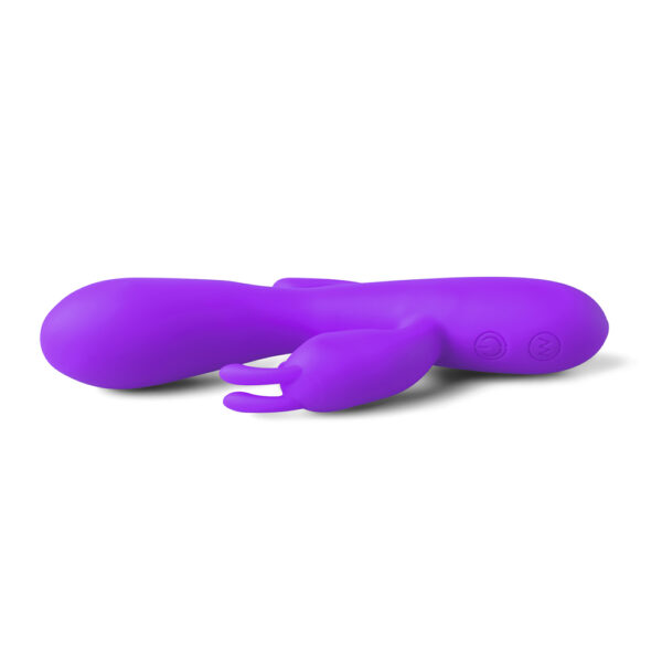 Double Bunny 12 speed Silicone Vibe Purple-6