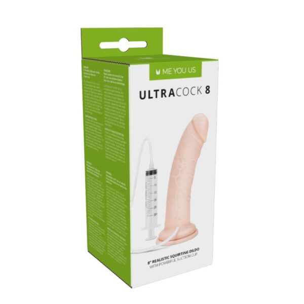 Me You Us Ultra Cock 8 Realistic Squirting Dildo-1