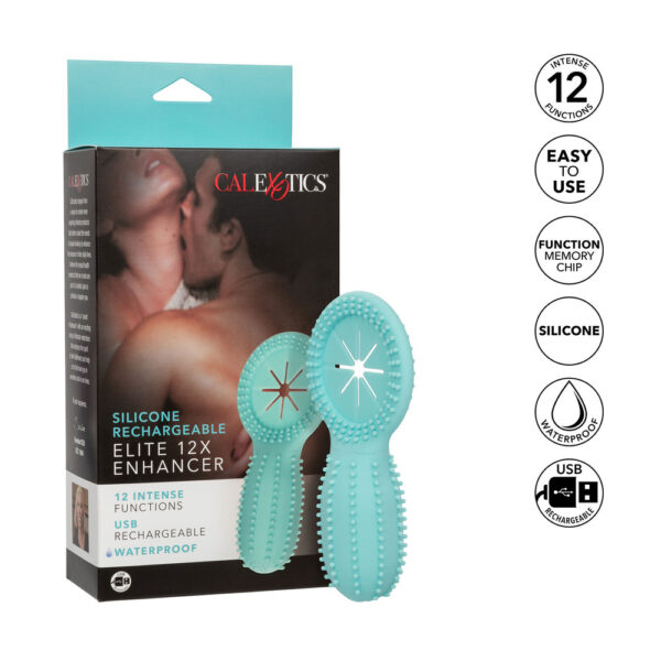 Elite 12X Enhancer Rechargeable Cock Ring-7