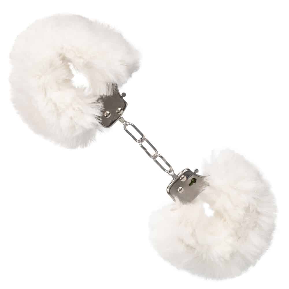 Ultra Fluffy Furry Cuffs White-5