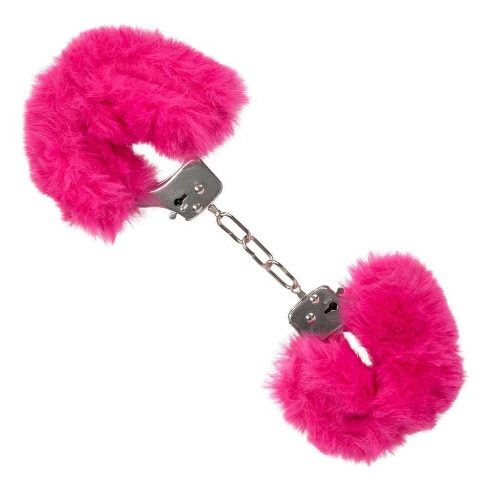 Ultra Fluffy Furry Cuffs Pink-2