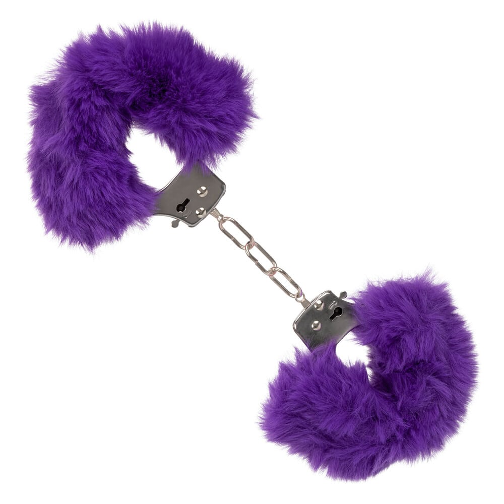 Ultra Fluffy Furry Cuffs Purple-3