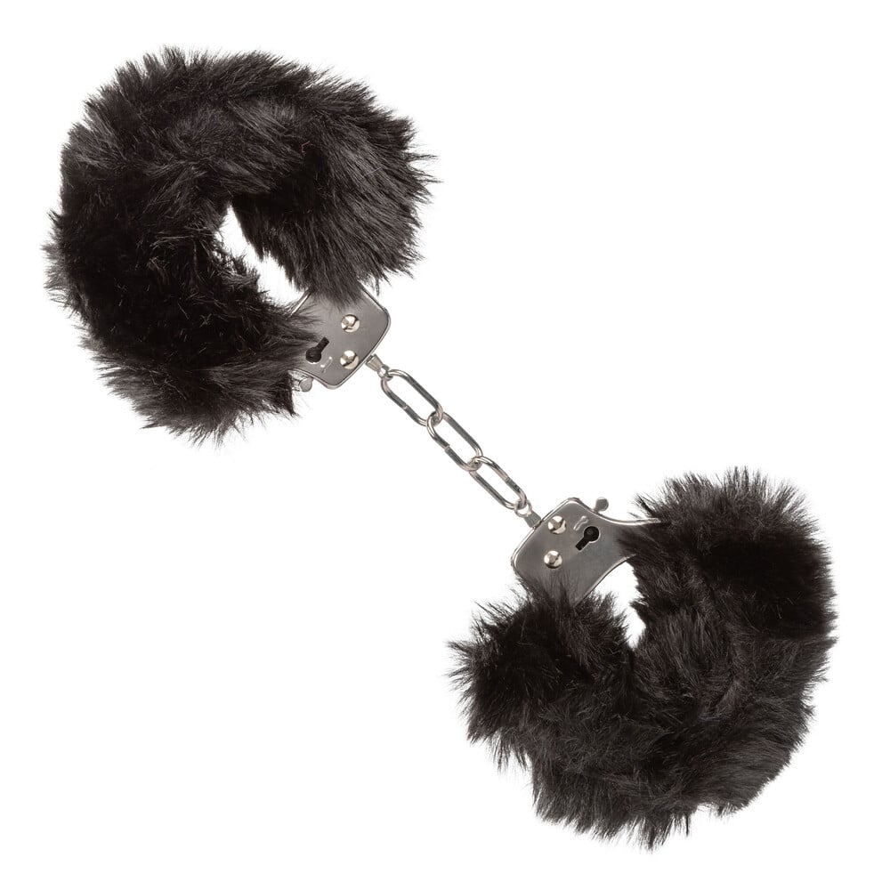 Ultra Fluffy Furry Cuffs Black-3