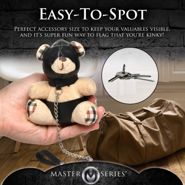Hooded Teddy Bear Keychain-3
