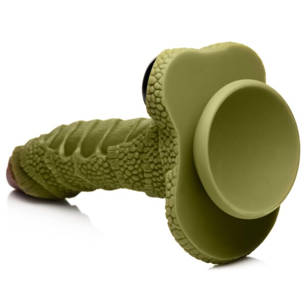 Swamp Monster Green Scaly Silicone Dildo-1