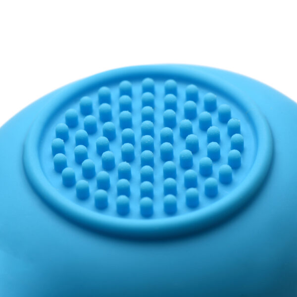 Love Loops 10X Silicone Cock Ring with Remote - Blue-3