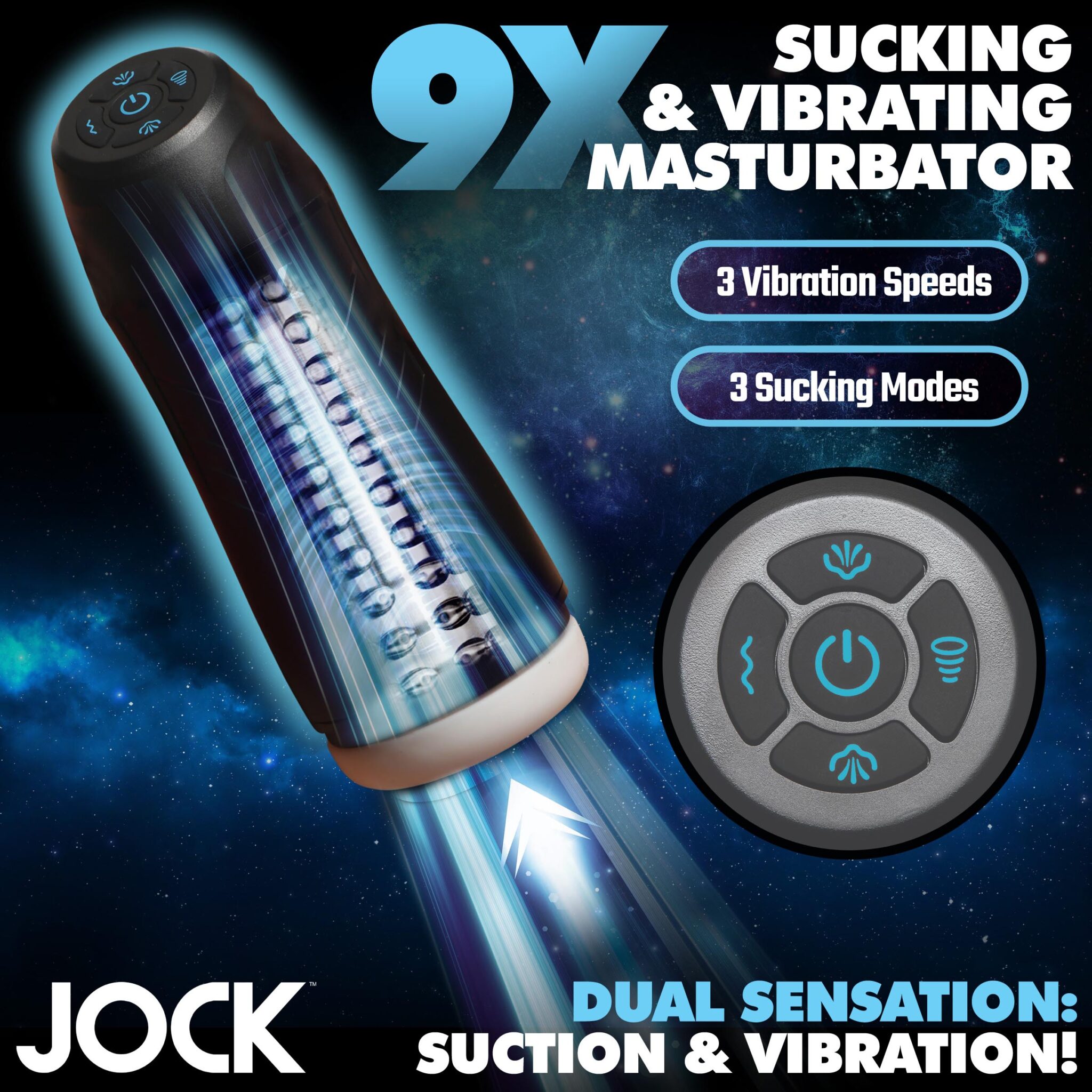 9X Sucking and Vibrating Masturbator-6