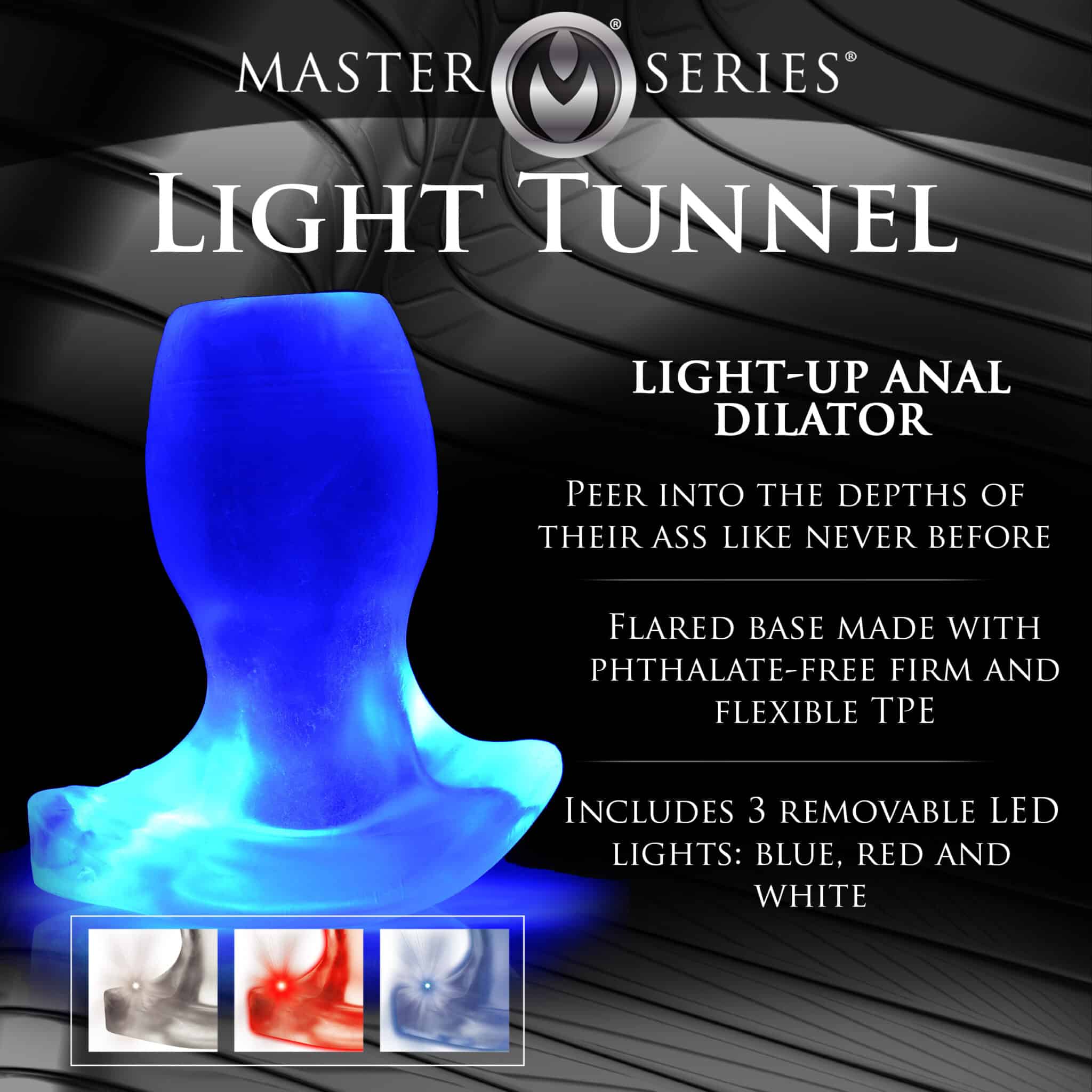Light-Tunnel Light-Up Anal Dilator – Large