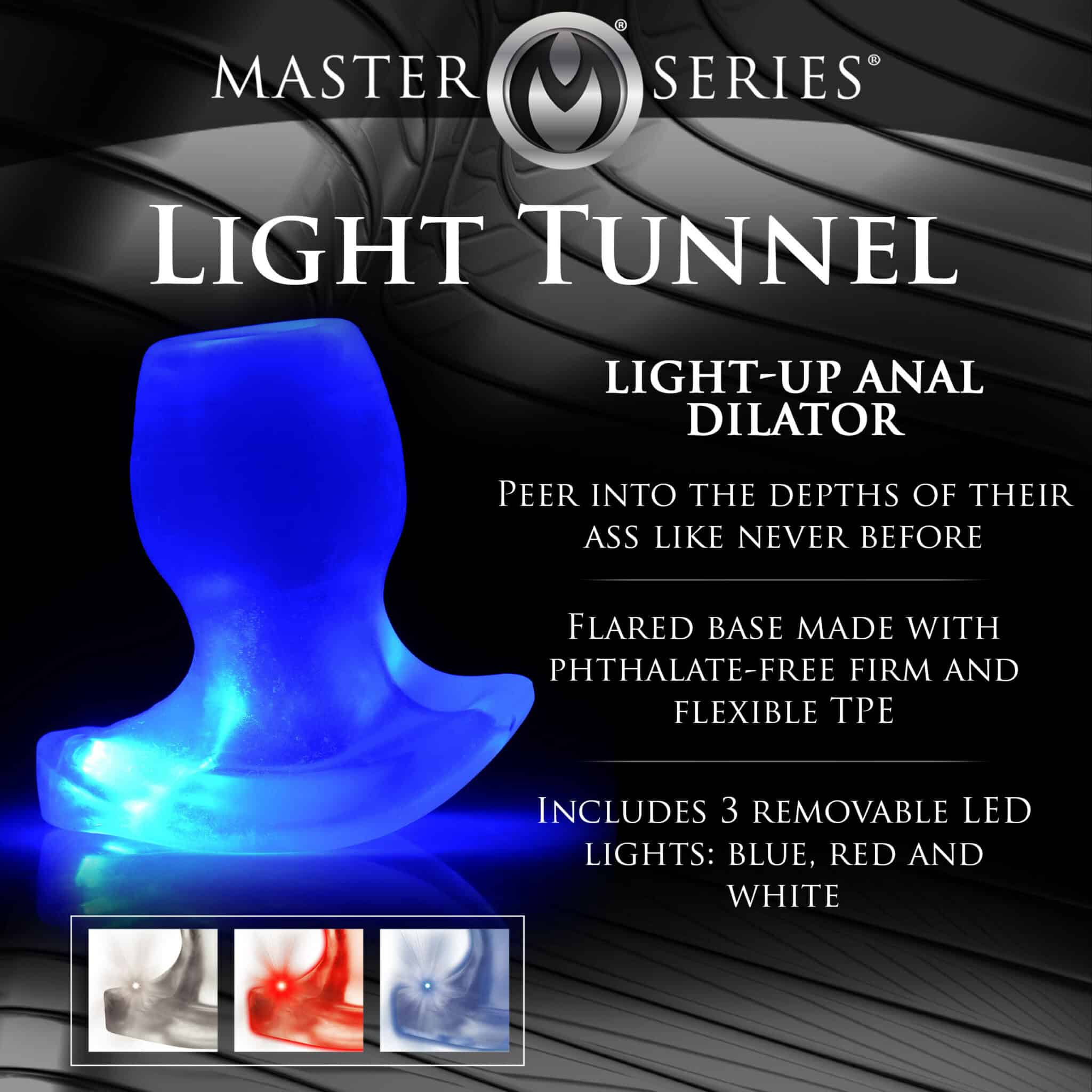 Light-Tunnel Light-Up Anal Dilator – Medium