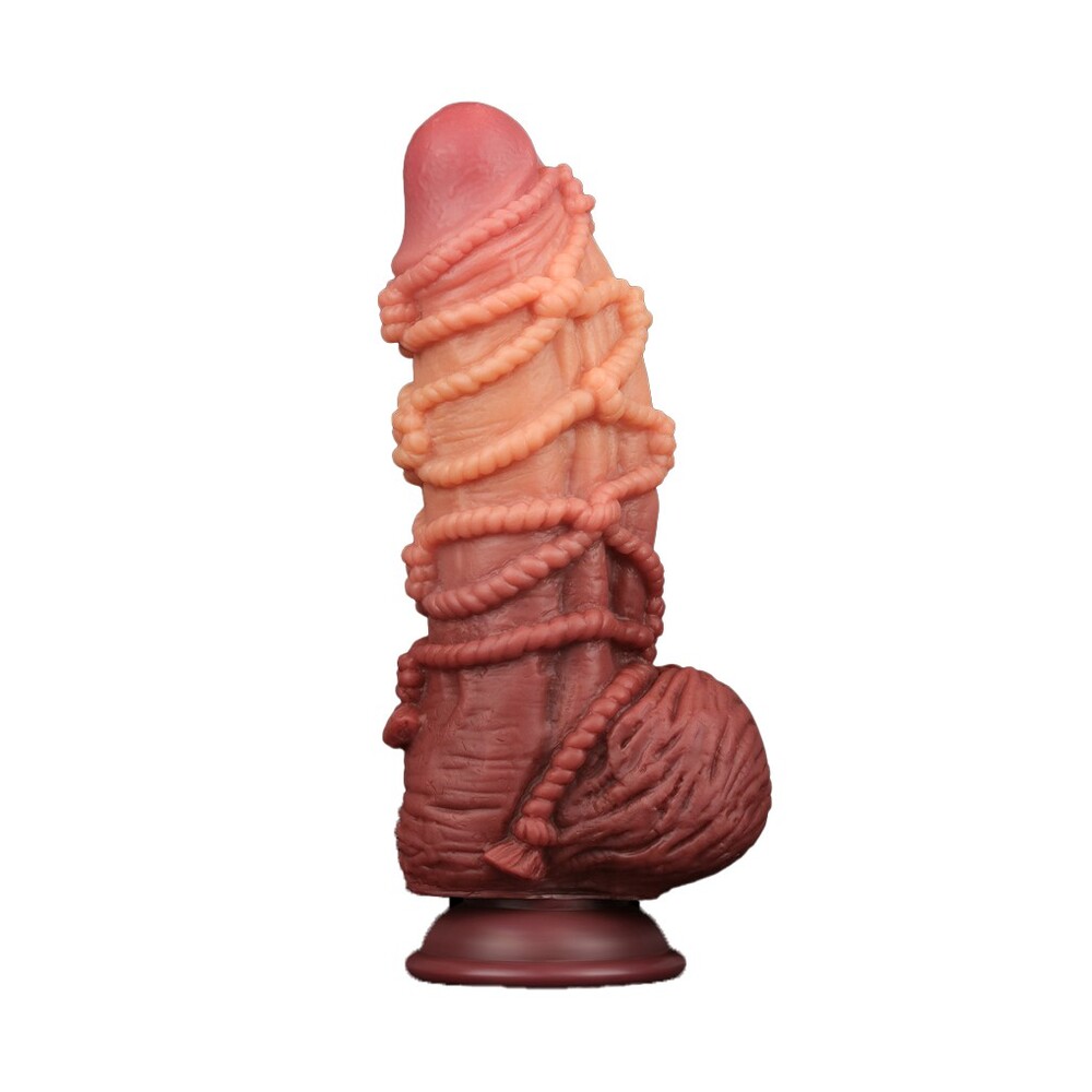 Lovetoy Extreme Dildo With Rope Pattern-9