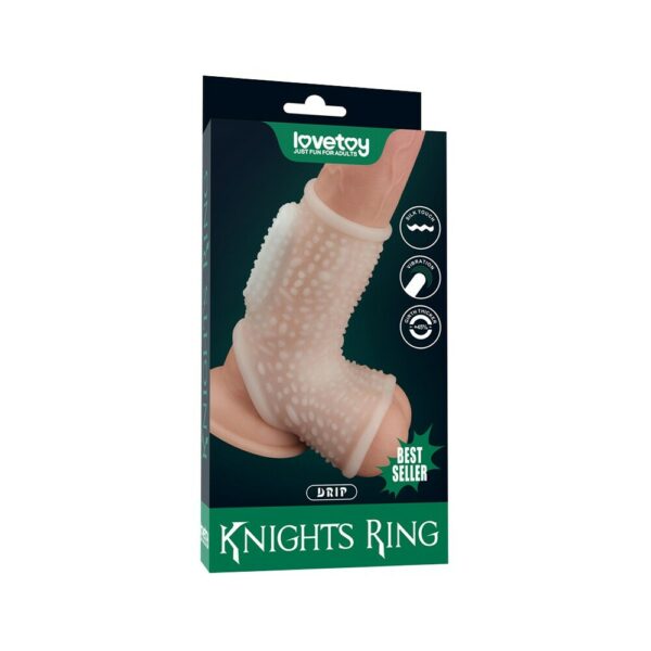 Lovetoy Drip Knights Ring Vibrating Penis Sleeve-2