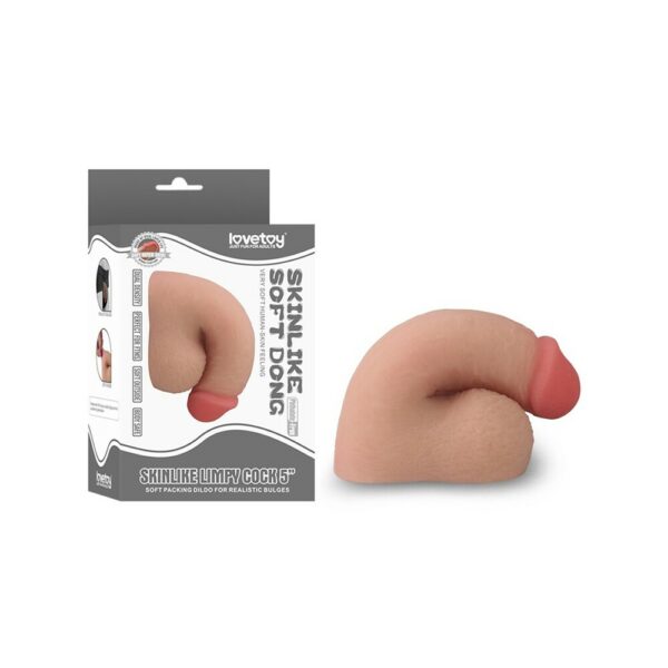 Lovetoy Skinlike Limpy Cock 5 Inches Flesh Pink-5