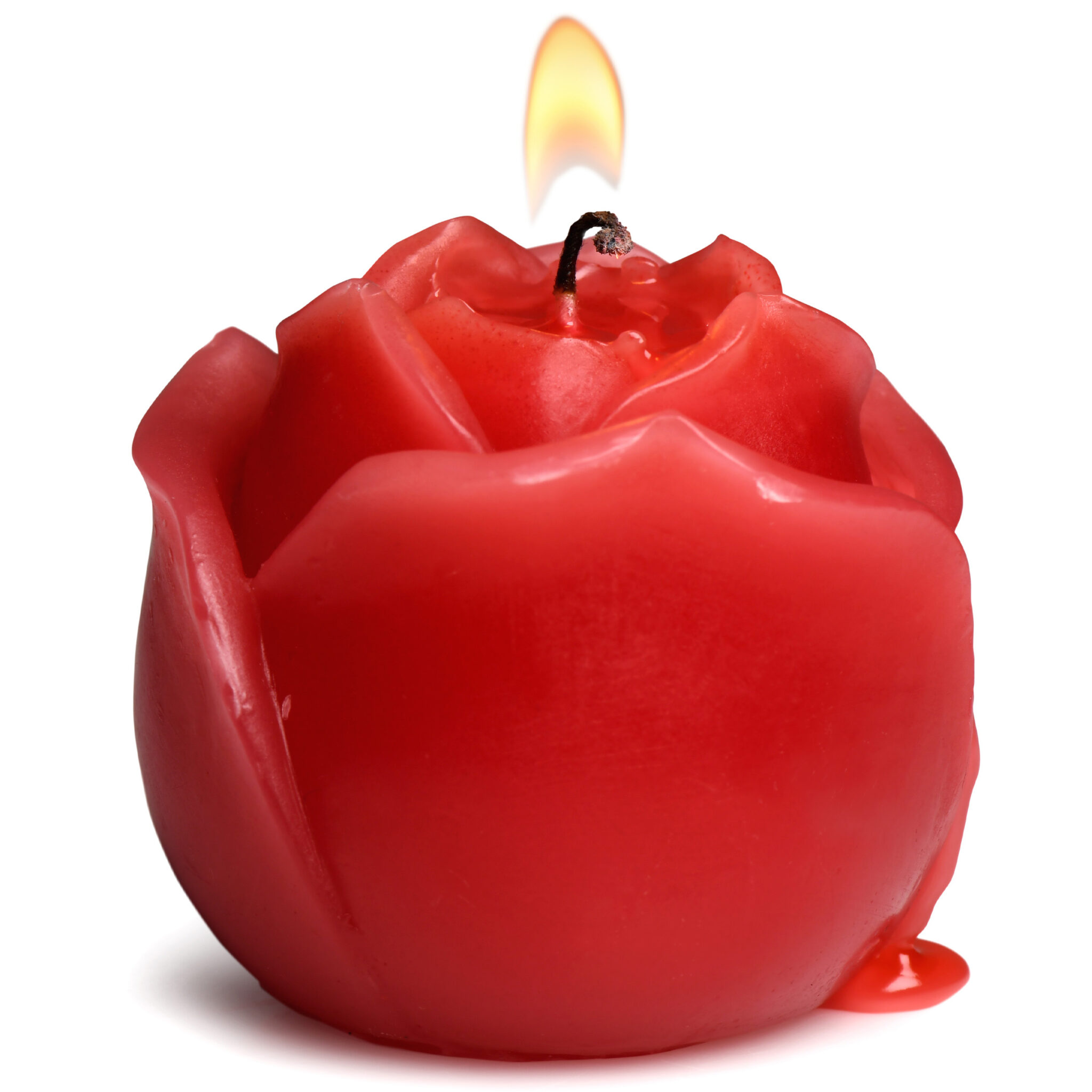 Flaming Rose Drip Candle-4